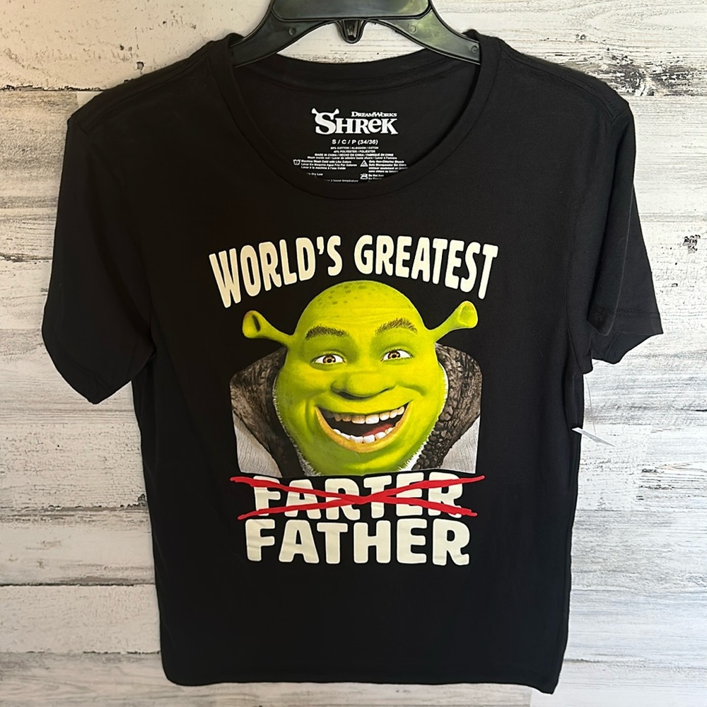 Shrek Father’s Day Shirt Size S NEW
